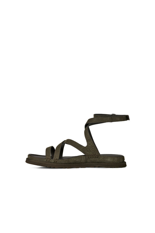 UGG Sand&aacute;lias GoldenGaze com tira no tornozelo Cinzento