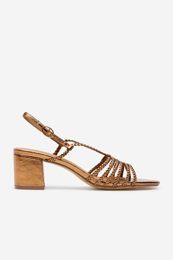 Sandalia tacón tenzas