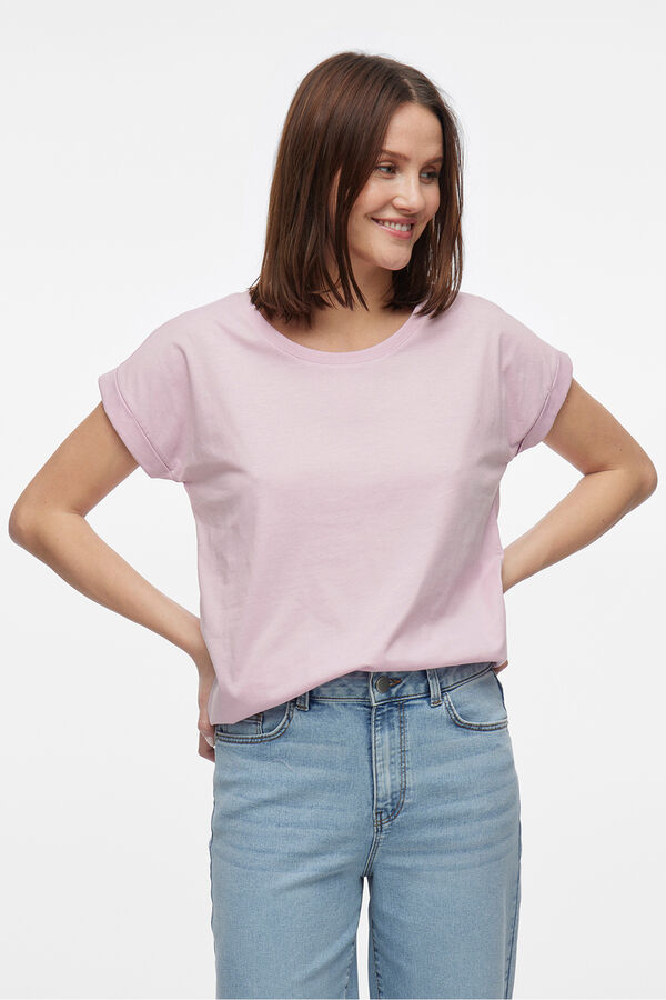 Vila Camiseta manga corta Lila