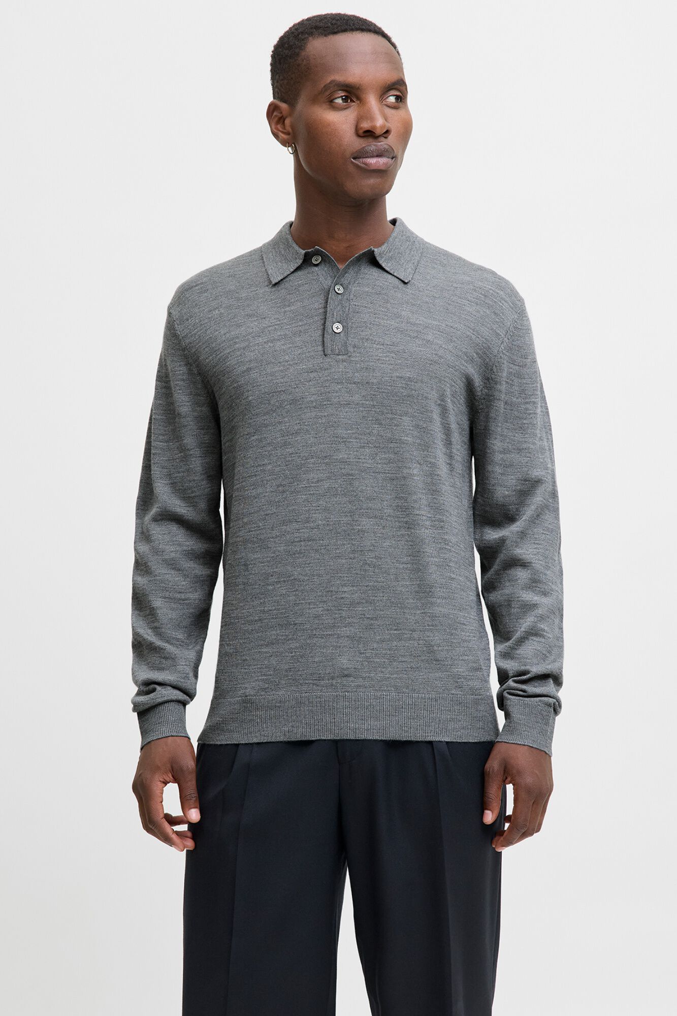 Jack & Jones Polo de malha merino