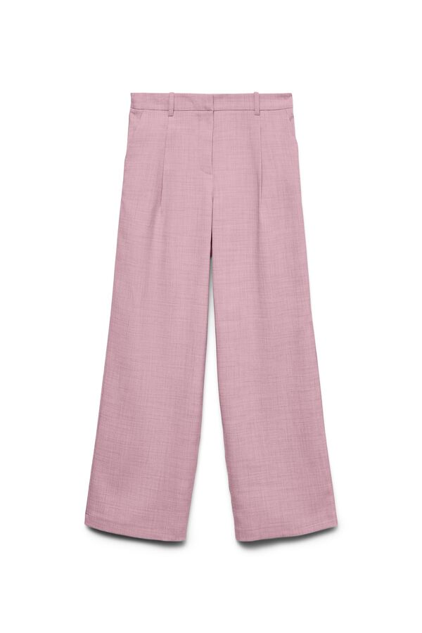 Vero Moda Tailored wide leg trousers Coral