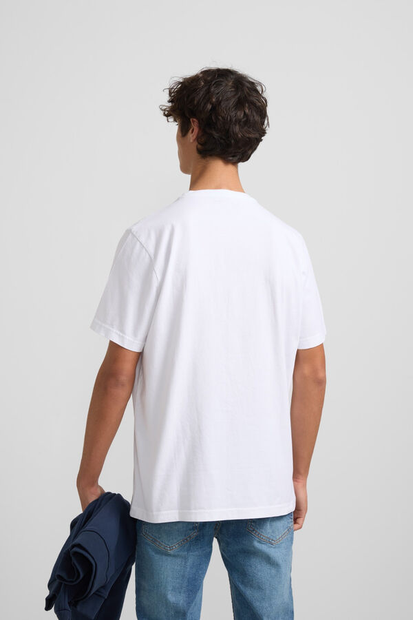 Silbon Camiseta raquete Silbon meia Branco