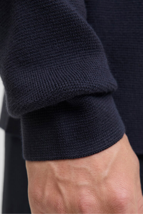 Jack & Jones Cardigan de gola polo Azul