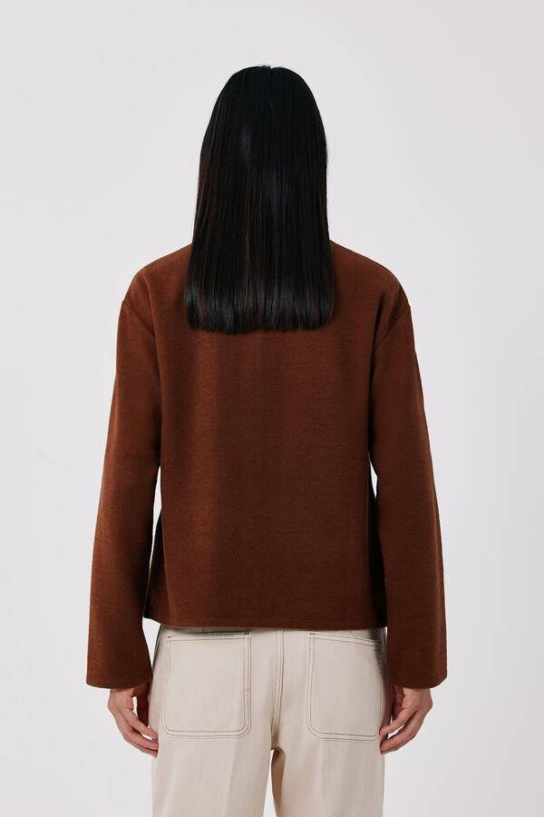 Cortefiel Knit bolero Camel
