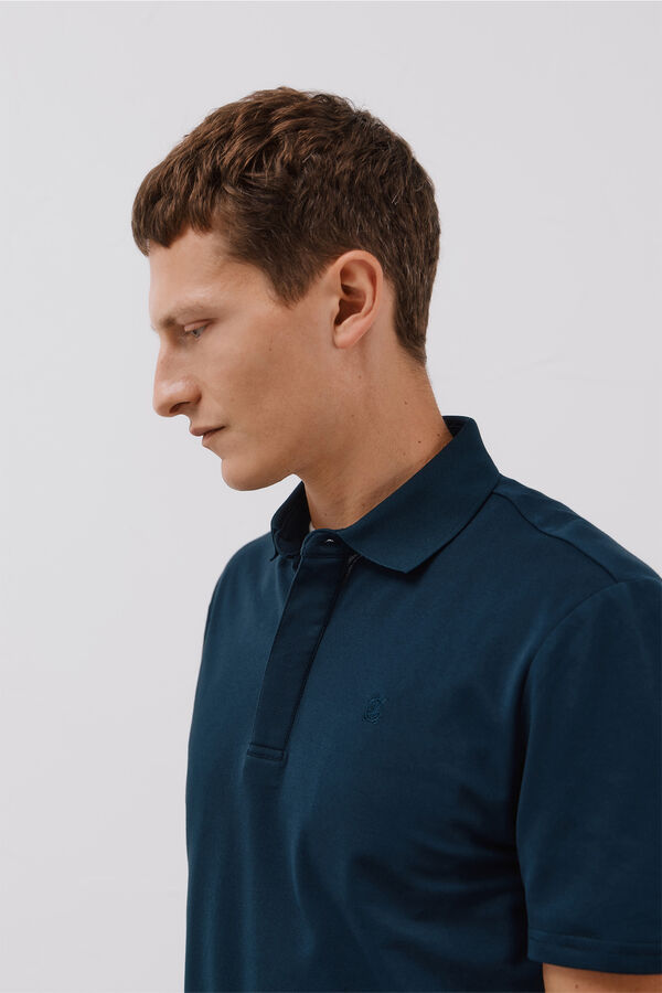 Cortefiel Regular fit polo shirt Navy