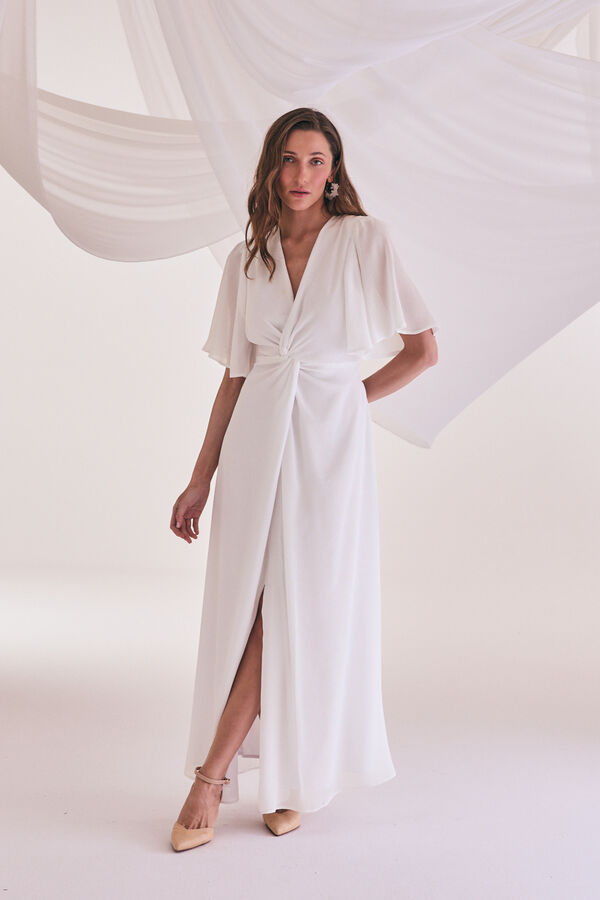 Pol&iacute;n Et Moi Vestido de noiva Diana Branco