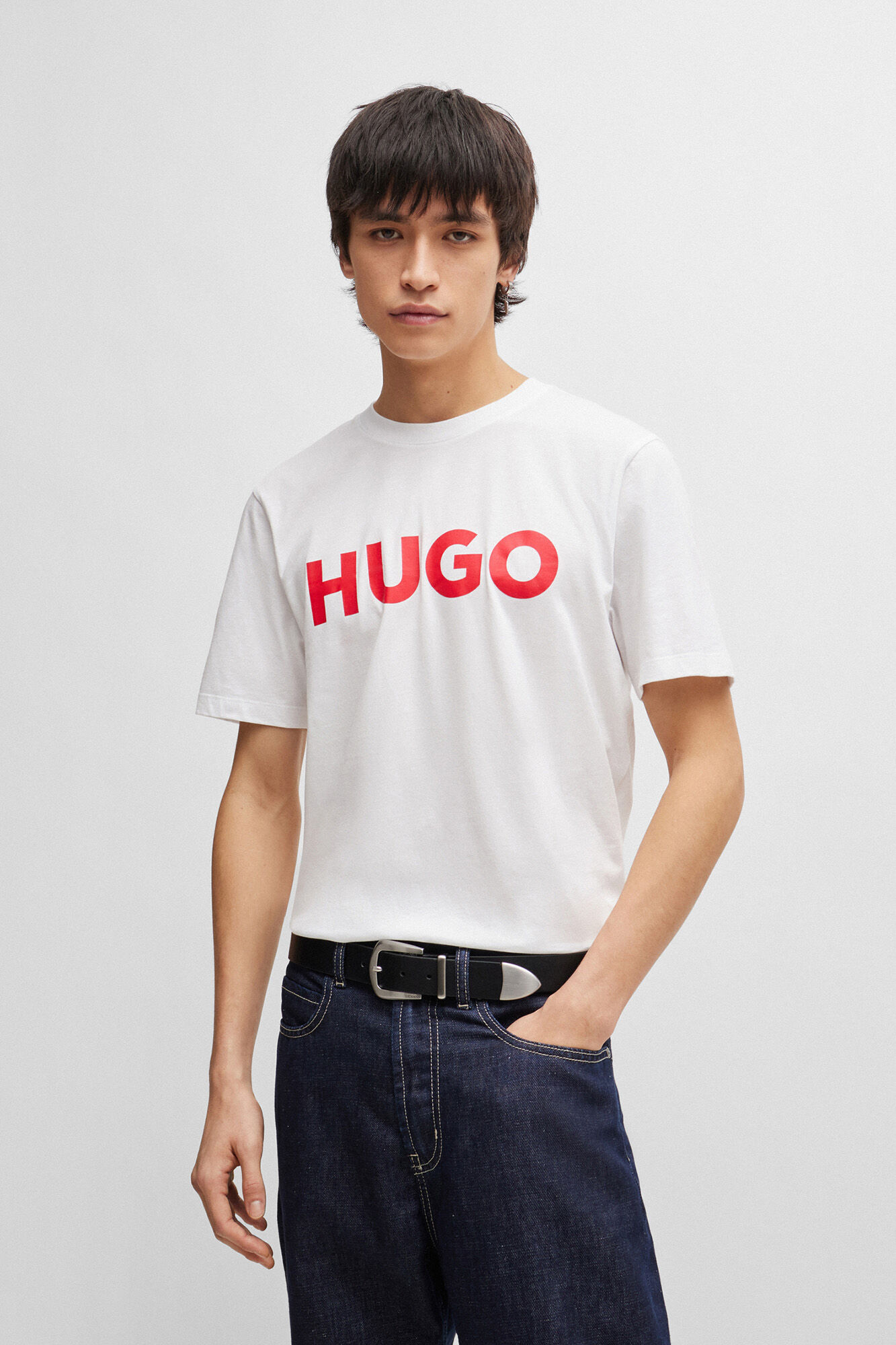 HUGO T-shirt de manga curta