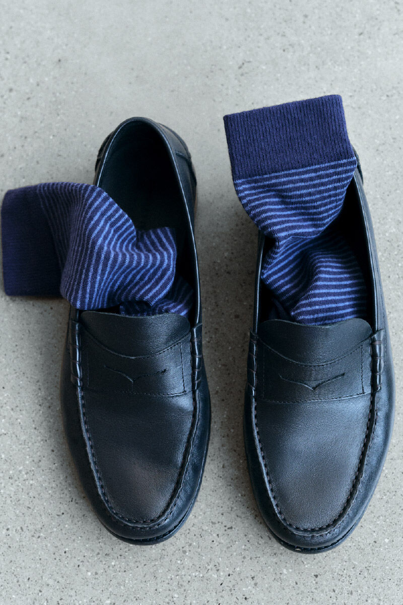 Cortefiel Leather penny loafers