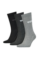 Levi's meias clássicas Levi's® 3-Pack Cinzento