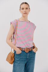 Cortefiel Basic sleeves t-shirt Multicolour