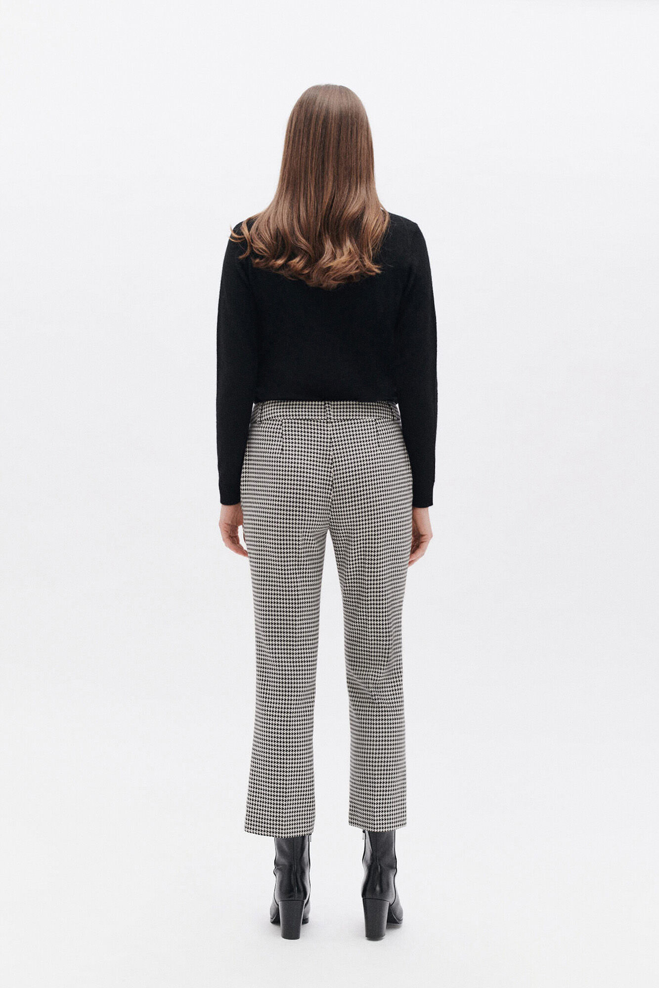 Pantalones cuadros 2025 mujer cortefiel