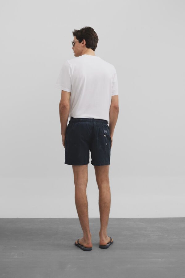 Cortefiel Multi-racket swim shorts Navy