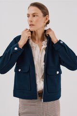 Cortefiel Hooded hood Navy