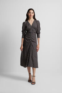 Silbon Vestido midi estampado