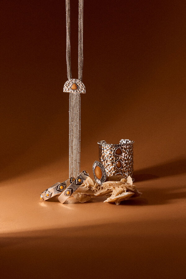 Slowlove Collar maxi chains Gris