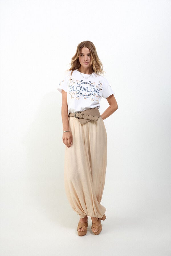 Slowlove Camiseta bordado Multicolour