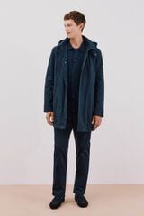 Cortefiel Technical trench coat Navy