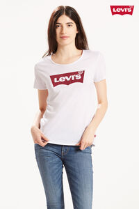 Cortefiel Short-sleeved Levi's® T-shirt with logo White