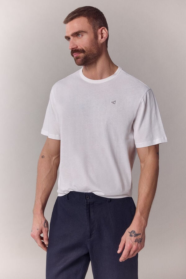 OOTO Lightweight basic T-shirt White