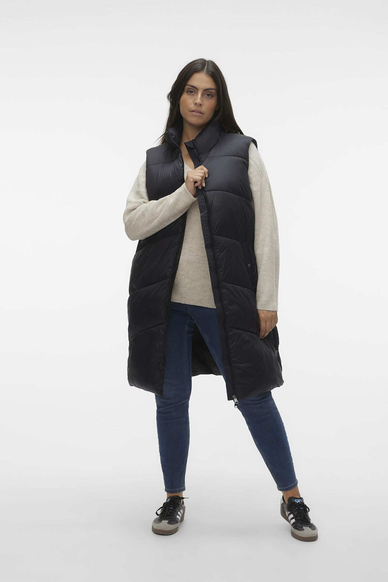 Chaleco ultraligero acolchado talla grande Chalecos de mujer Cortefiel