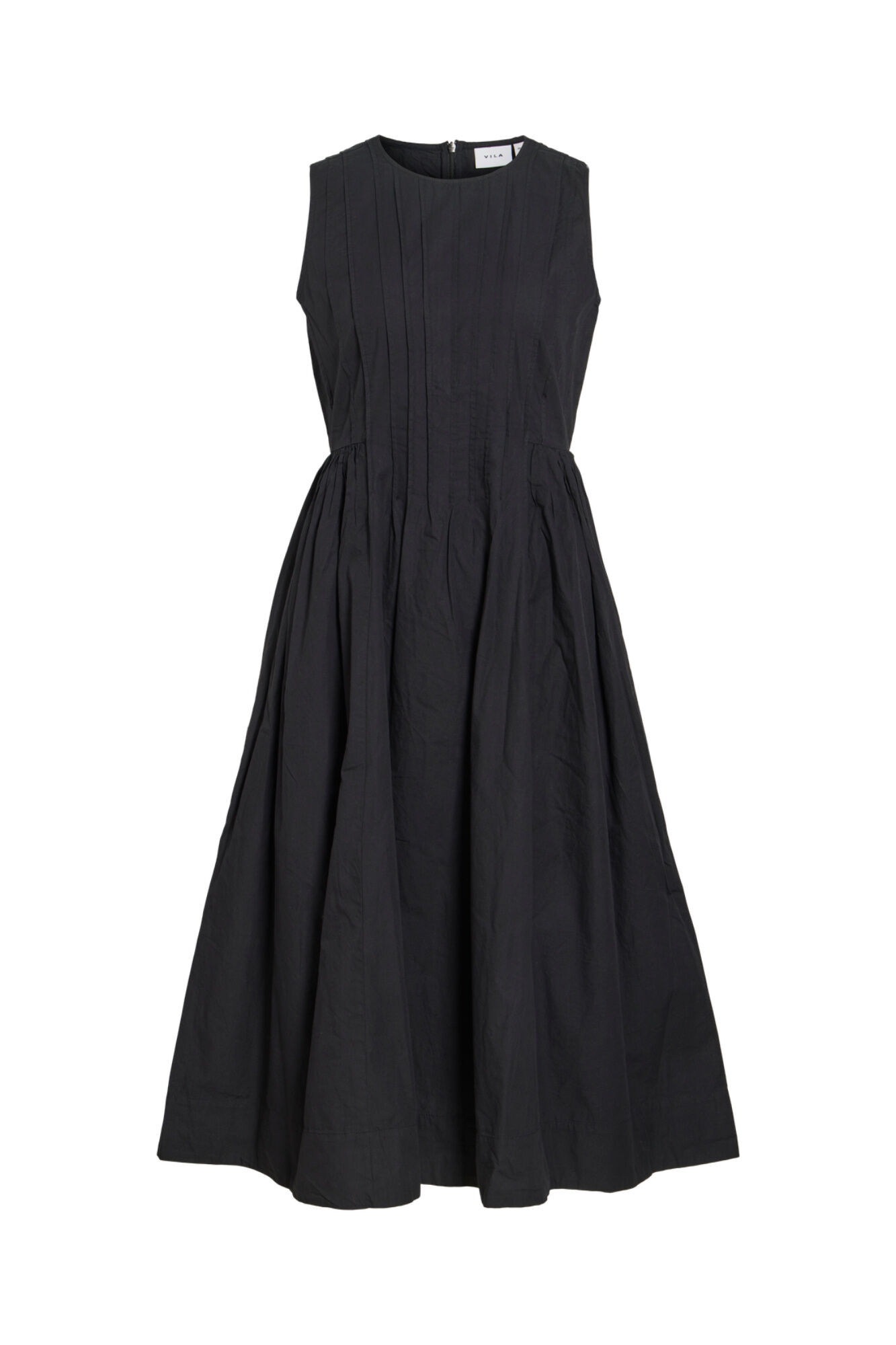 Vila Vestido midi em algod&atilde;o org&acirc;nico