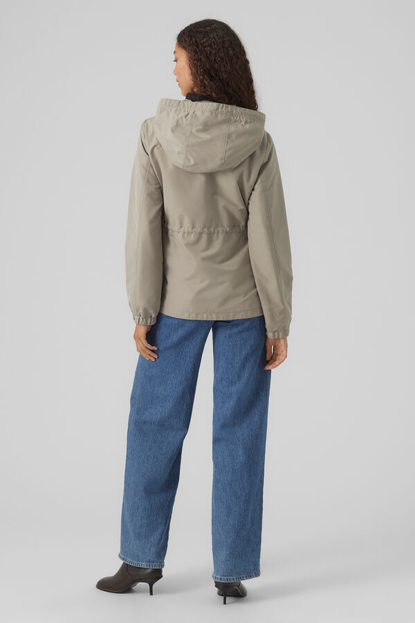 Vero Moda Parka corta con capucha Gris