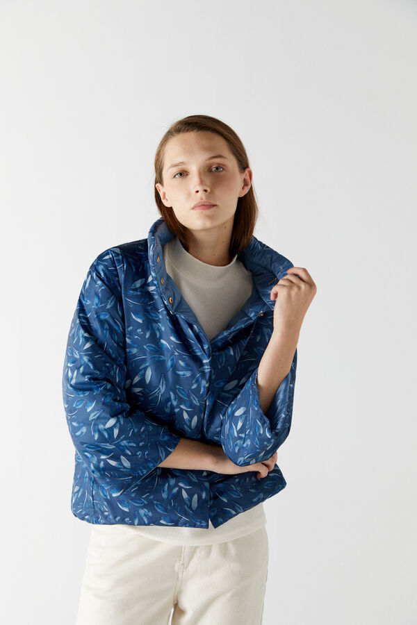 Cortefiel Blazer acolchoado revers&iacute;vel Azul