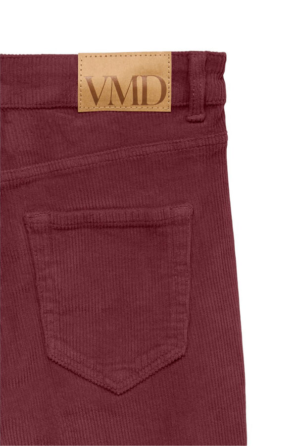 Vero Moda Calça calça boca de sino Vermelho