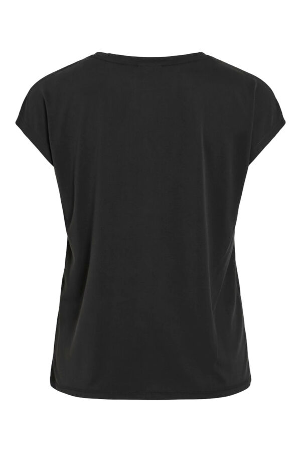Vila Women's viscose short sleeve T-shirt Black