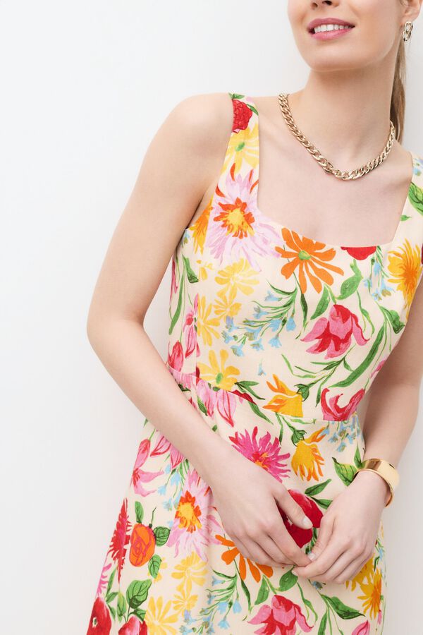 Caroll Vestido curto Reinita Multicolorido