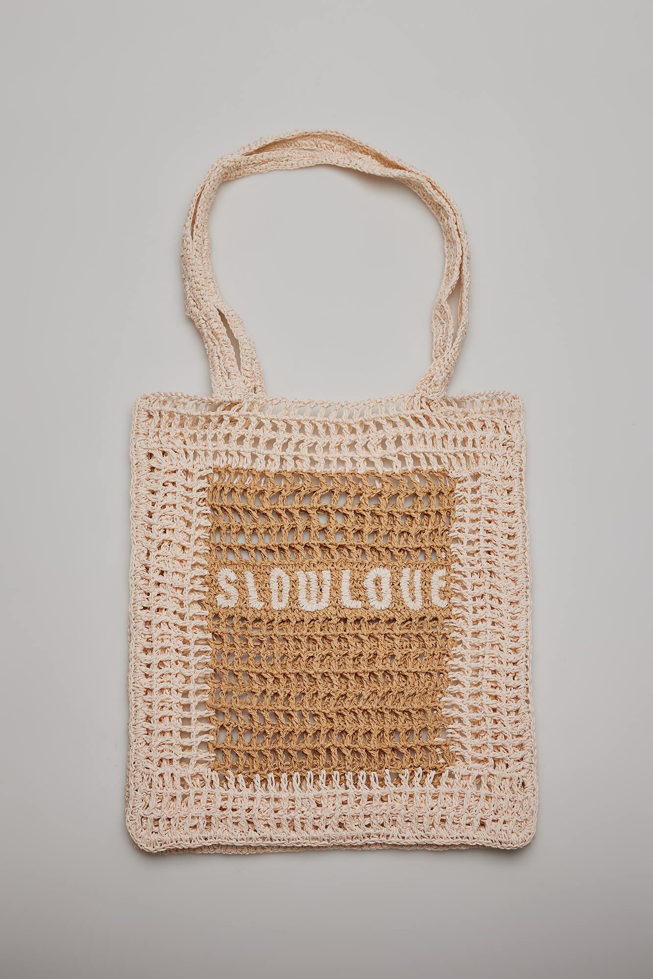 Bolso outlet rafia cortefiel