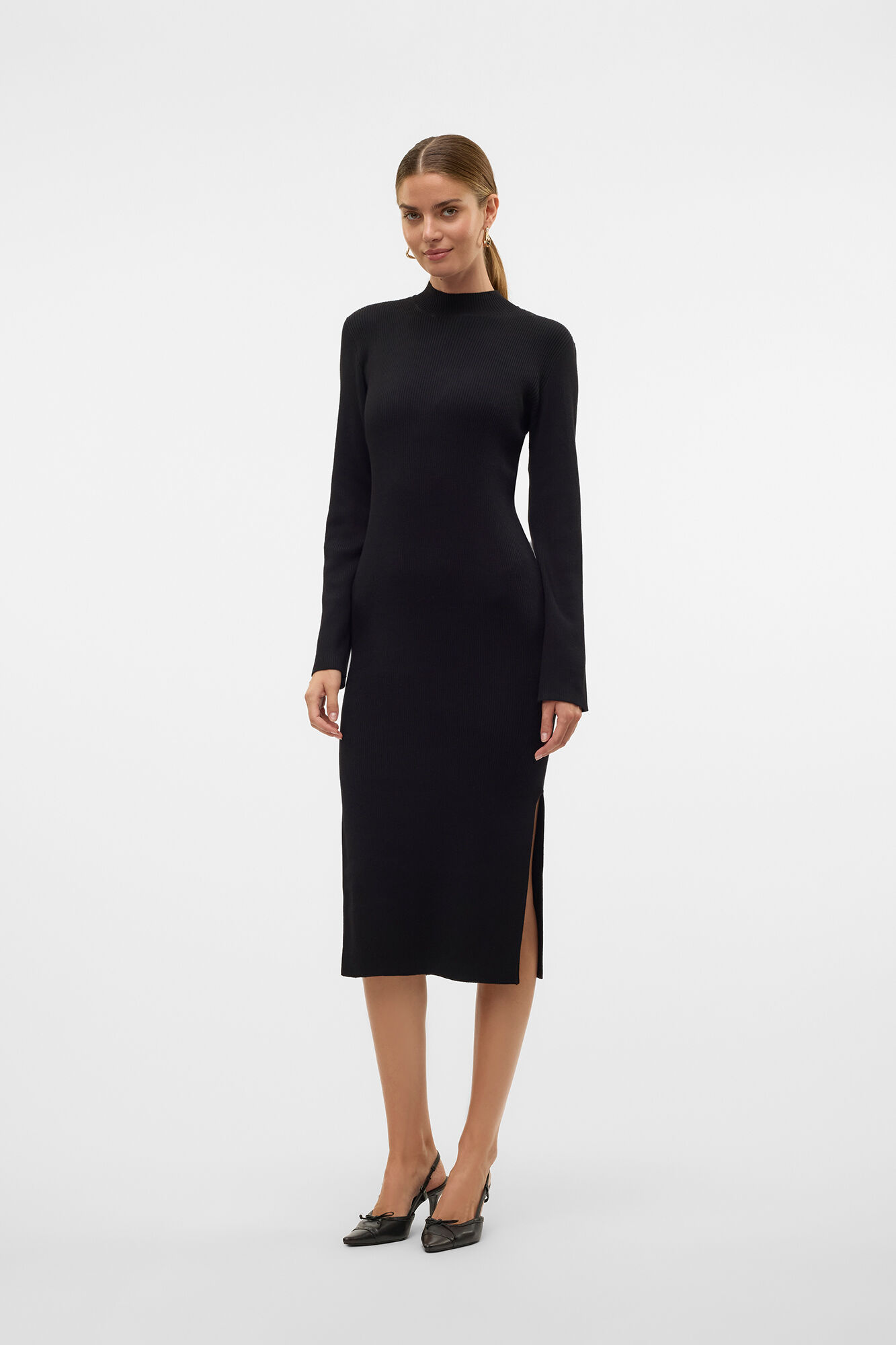 Vero Moda Vestido midi de malha 