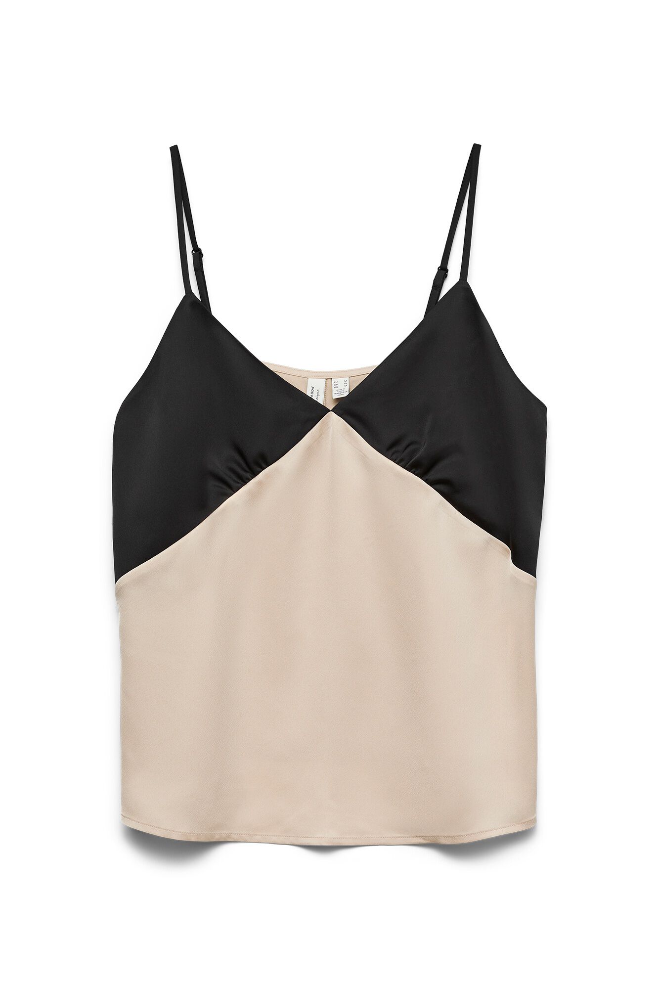 Vero Moda Top acetinado de al&ccedil;as