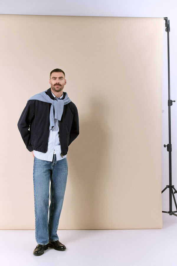 OOTO Cazadora ligera casual Azul oscuro