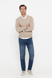 Cortefiel Slim fit Dynamic jeans Blue