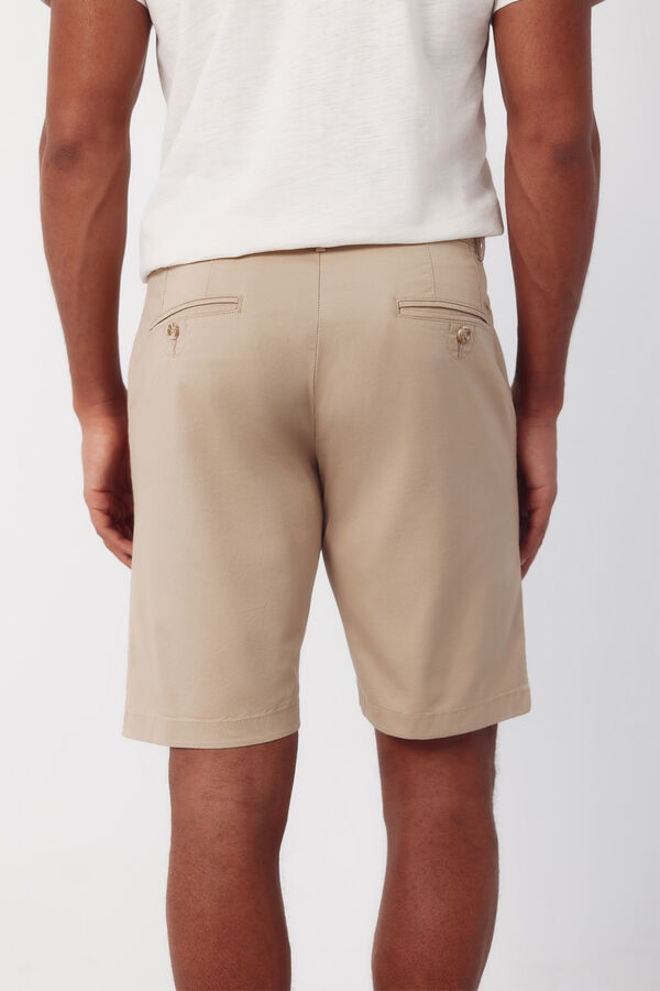 Cortefiel Chino Bermuda shorts Beige