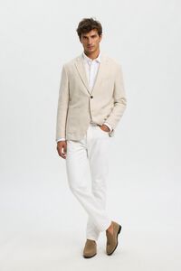 Selected Americana lino con solapa