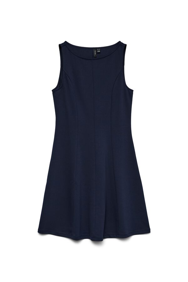 Vero Moda Vestido curto peplum Azul