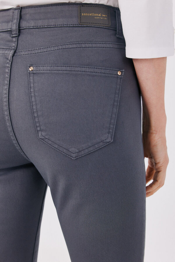 Cortefiel Jeans Sensational Skinny Color Cinzento