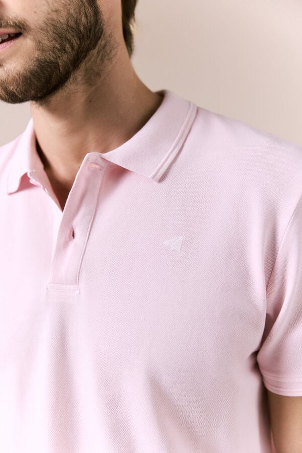 OOTO Polo b&aacute;sico em piqu&eacute; lavado Subiu