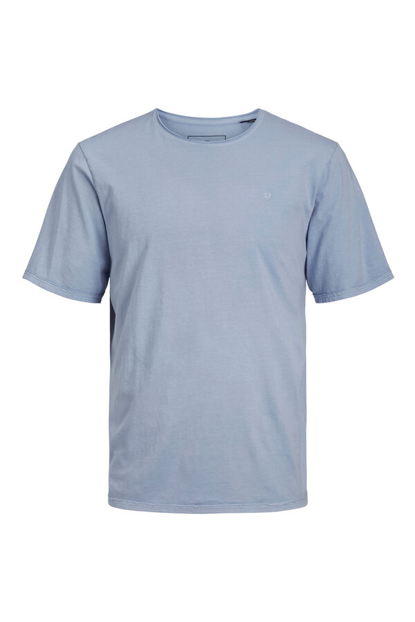 Cortefiel Camiseta lisa Azul vaquero