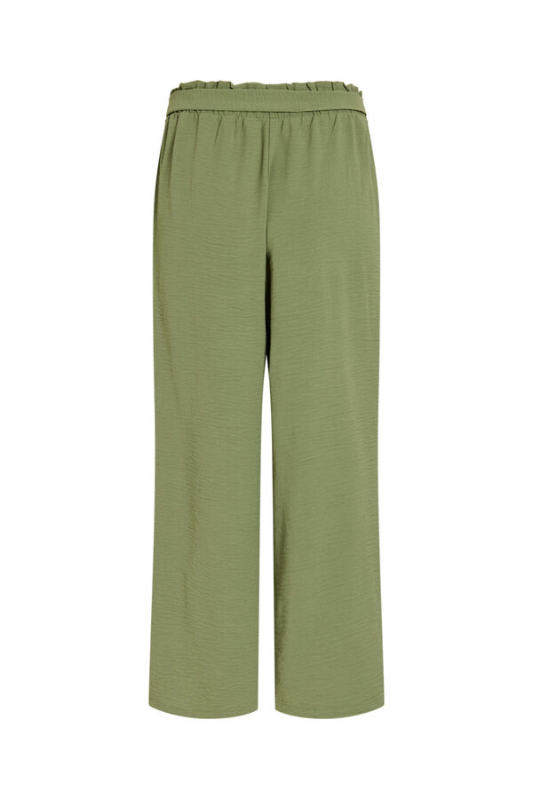 Vila Cal&ccedil;a culotte de cintura alta Verde