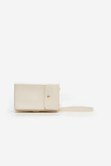 Cortefiel Cardholder phone bag Ivory