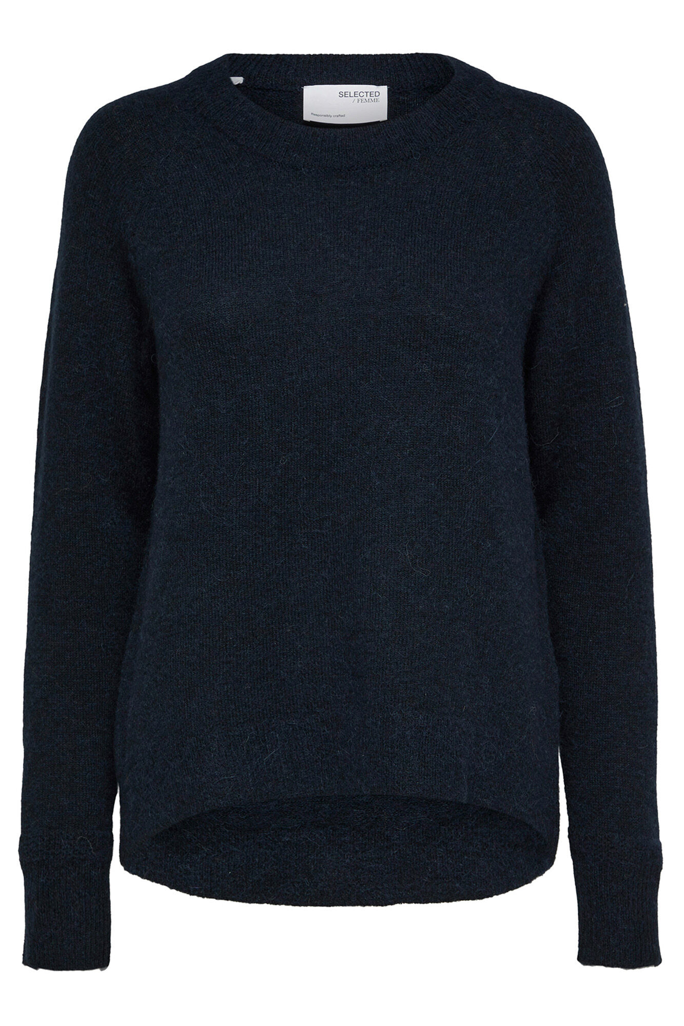 Selected Camisola de l&atilde; e alpaca