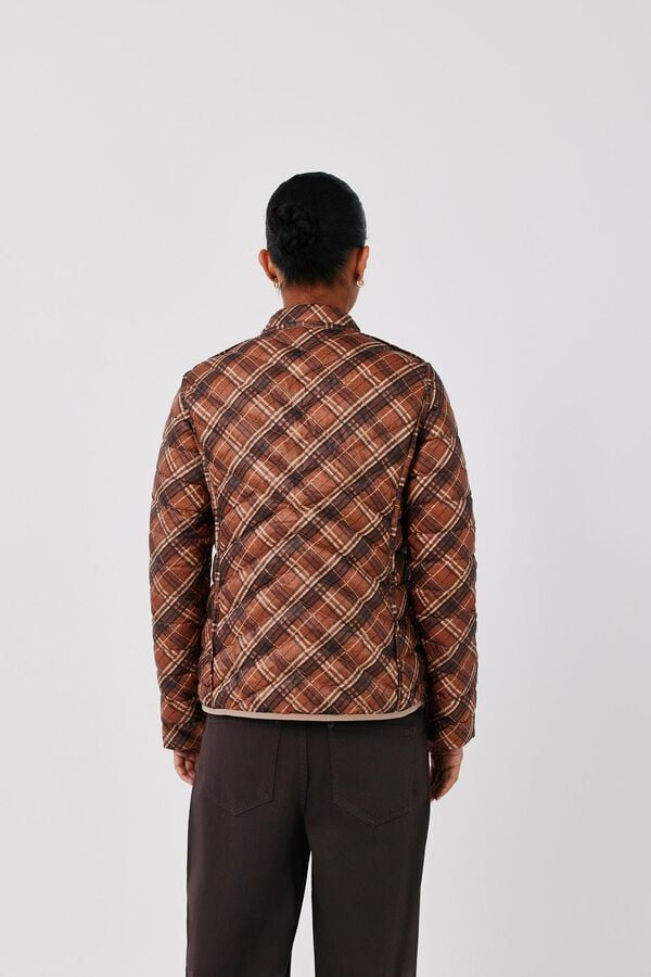 Cortefiel Reversible down puffer jacket Beige