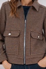 Cortefiel Short zip fastening jacket Multicolour