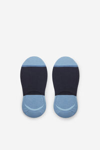 Cortefiel 2 pares meias invisíveis com coolmax Azul