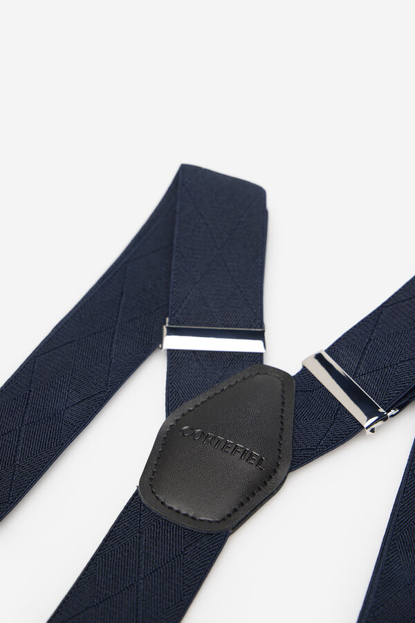 Cortefiel Elastic herringbone strap Navy