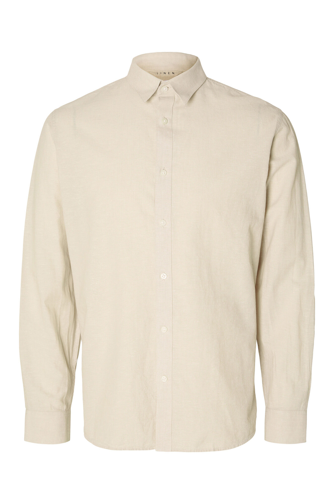 Selected Camisa de linho slim fit
