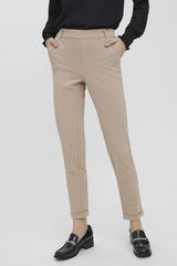 Vero Moda Pantalón largo recto de mujer Marrón